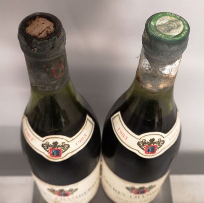 null 2 bottles GEVREY CHAMBERTIN - DUFOULEUR 1983 FOR SALE AS IS Slightly stained...