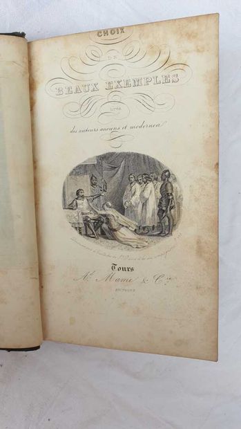  Ensemble de livres du XVIIIe et XIXème sur l'éducation, l'histoire et mémoires comprenant...