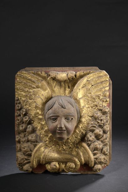 France, 18th century 
Head of a winged putto...