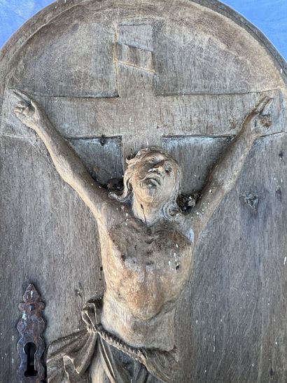 null France, 18th century

Christ on the cross

Tabernacle door in walnut, wrought...