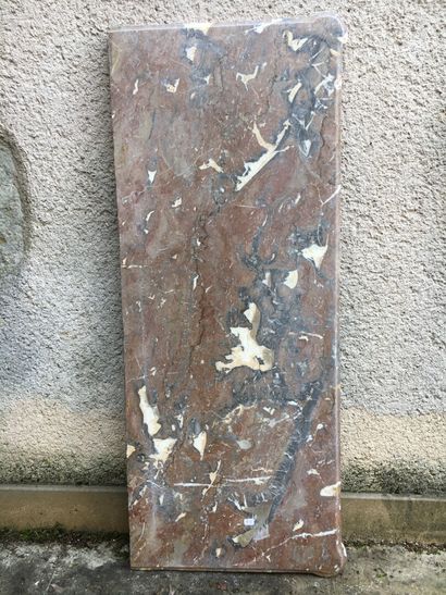  Marble of secretary 3 
W. 39, H. 96, D. 3 cm