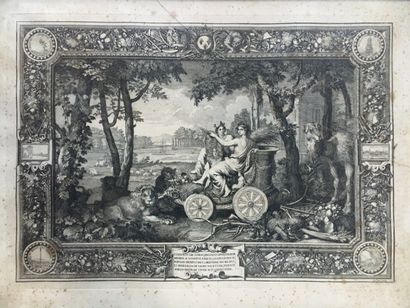 null D'après Charles LE BRUN (1619-1690)

Cérès et Cybèle sur un char, allégorie...