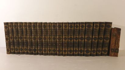 null Lot of books including Thiers, Histoire du Consulat et de l'Empire. In Paris,...