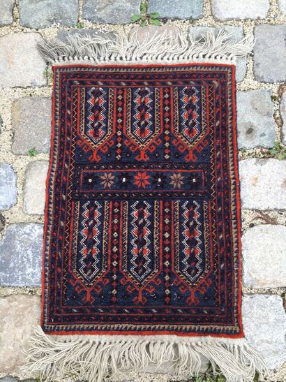 CAUCASUS, XXth century

Two small wool carpets...