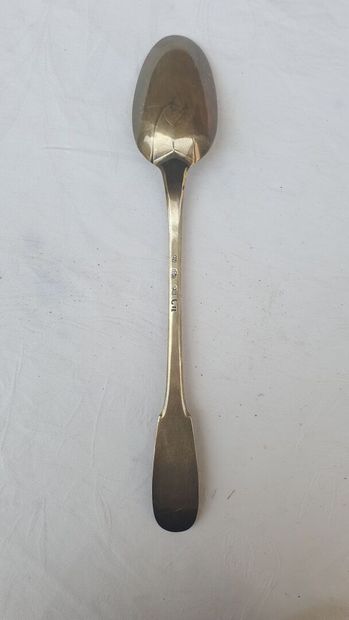 null Silver stew spoon master goldsmith Grandguillaume, Besançon 1782

Model plain...