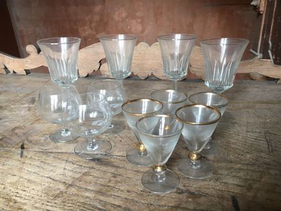 null Lot of various glassware
