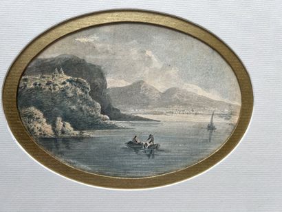 null Ecole italienne du XIXème siècle

Paysages lacustre en montagne

Paire d'aquarelles...