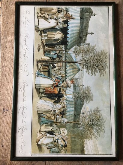 null Lot of six pieces including four framed with an original lithograph 30 x 22...
