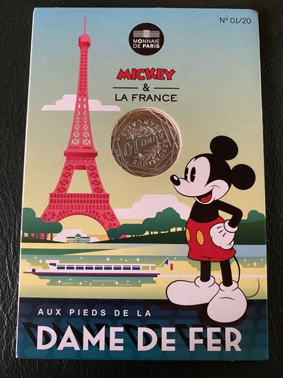 null MICKEY and France - Monnaie de Paris

Lot of twenty 10€ silver coins 2018. Face...