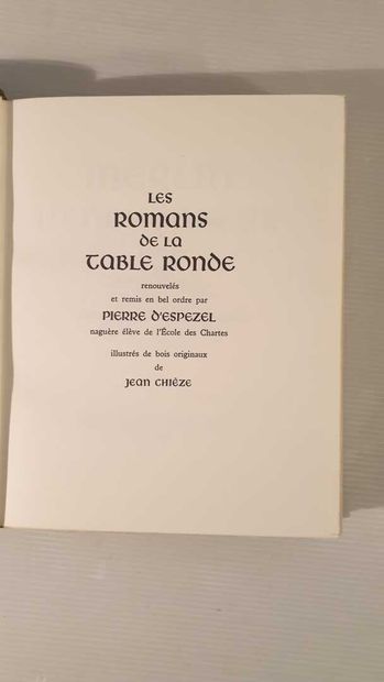  The Romans of the Round Table. Renewed and put back in good order by Pierre d'Espezel....