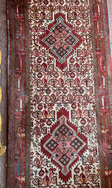 null Woolen gallery carpet with polychrome decoration on light fields

76 x 300 ...