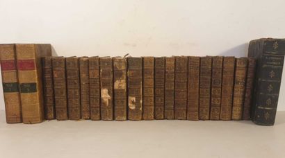  Set of 21 books of the 18th and 19th century comprising various treatises of medicine...