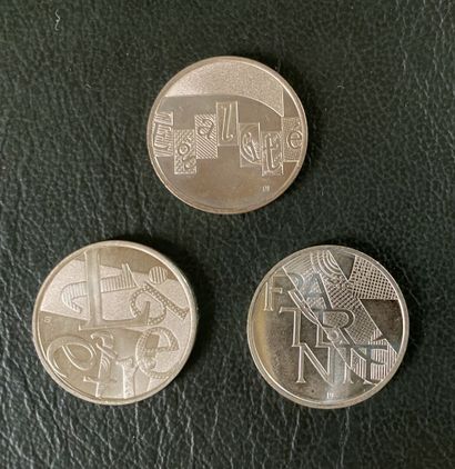 null Les Valeurs de la République - Monnaie de Paris

Lot de douze pièces de 5€ en...