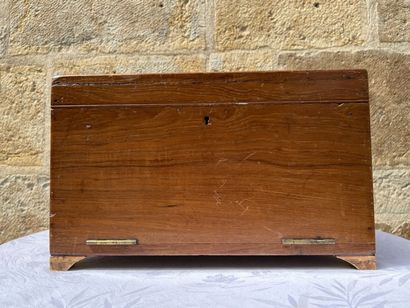 null Scent box in natural wood, English work around 1850

H. 26, W. 41, D. 27 cm