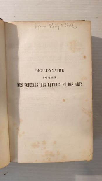 null MANNETTE de dictionnaires, catalogues raisonnées, bottin mondains et divers