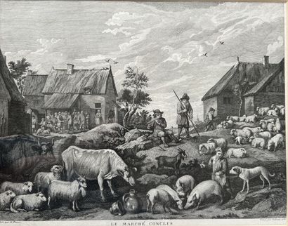 null D'après David II TENIERS (1610-1690), gravé par GABRIELLI

Le marché à faire...