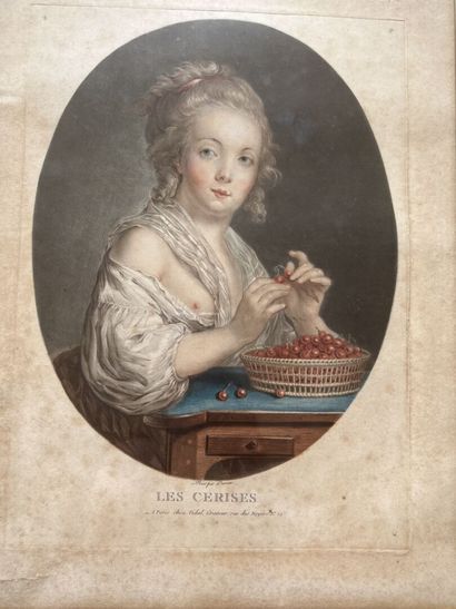 null 
After Pierre DAVESNE, XVIIIth century 




The cherries




Aquatint




H.41,...
