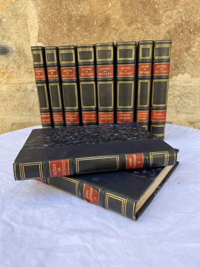  MUSSET (Alfred de). Complete illustrated works, 10 volumes. In Paris, at Librairie...