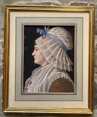 null 
French school of the beginning of the XIXth century



Portrait of Julie DUPRE,...