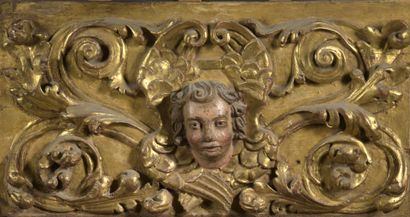 null French school of the 18th century

Panel decorated with a cherub's head and...