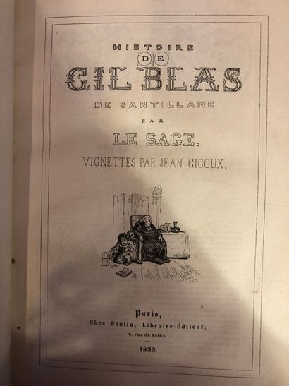 Le SAGE (Alain René). Histoire de Gil Blas...