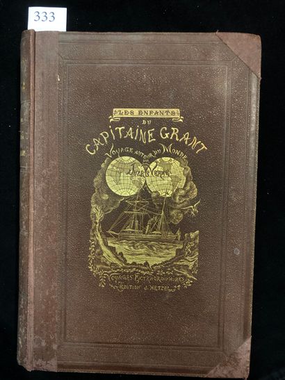 null VERNE (Jules). The Children of Captain Grant. Voyage around the world. Paris,...