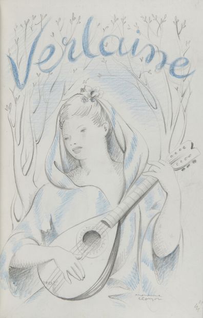 null [VERLAINE]. Selected Poems of Paul Verlaine. Paris, La Bonne Compagnie, 1944....