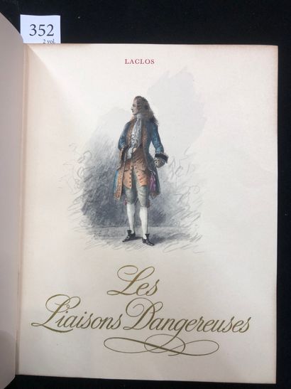 null CHODERLOS de LACLOS (Pierre). Les Liaisons dangereuses. Paris, Éditions Athêna,...