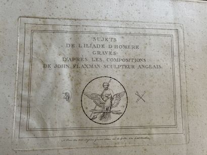 null HOMERE

Subject of the Iliad engraved by Flaxman, SD

Oblong album, period ...