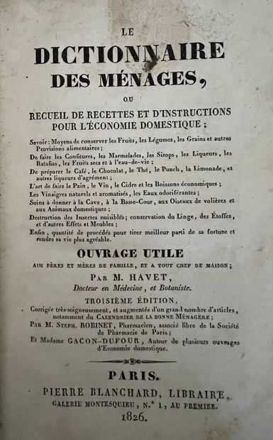 null Constantin James, Guide pratiques aux principales eaux minérales, 1851, in-8

Household...