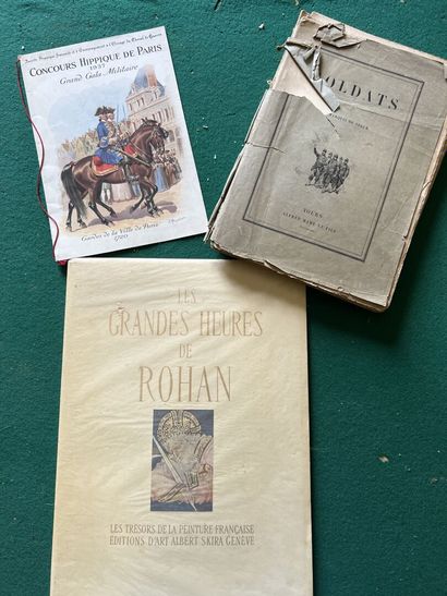 Lot of 3 books, not collated, in the state...