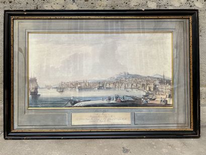null D'après Tofani 

Deux vues de la baie de Naples

Reproductions.

32 x 62cm