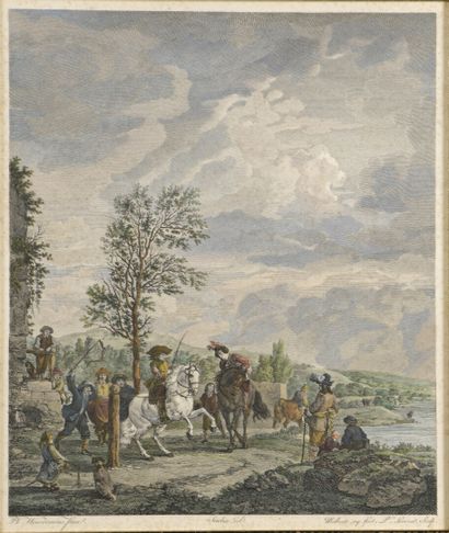 D'après Philips WOUVERMANS, gravé par LAURENT et Georges MALBESTE (1754-1843). After...