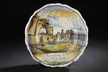 NEVERS - Époque Empire - Ancienne collection Chavaillon NEVERS

Round earthenware...