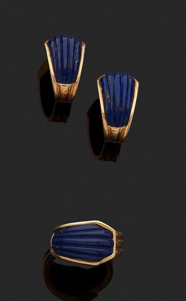 null BOUCHERON

Set consisting of a ring and a pair of ear clips, each decorated...