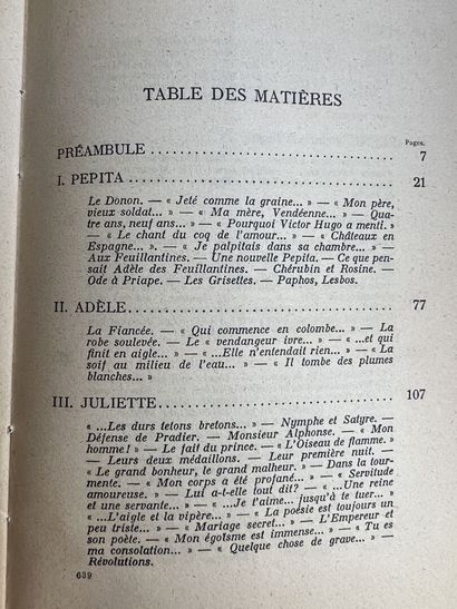 null Raymond Escholier, Un amant de génie Victor Hugo

Lettres d'amour et carnets...