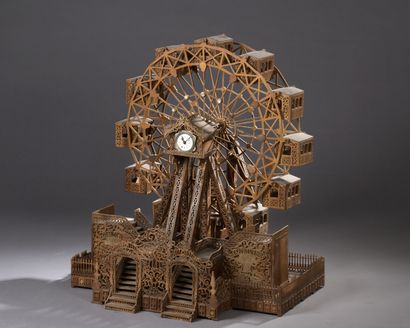 null Maquette de l'Exposition universelle

Grande roue centrée d'une maisonnette...
