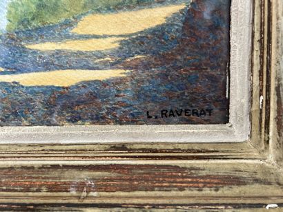 null L. RAVERAT 

Landscape of the south of France 

Watercolor

27 x 36 cm 

Signed...