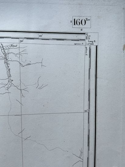 null Lot de quatre cartes topographiques début XXe siècle 

Cartes de Ferney, Annecy,...