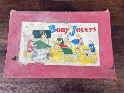 null Lot de trois jeux éducatifs des années 60 comprenant :

- Superbe boite Boby...