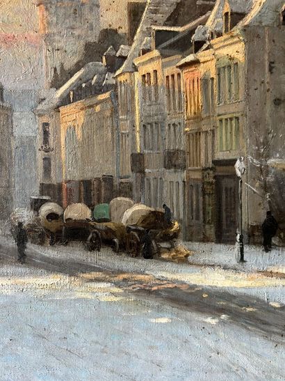 null Adrien DEMONT (1851-1928)

Douai under the snow, 1876

Oil on canvas signed...