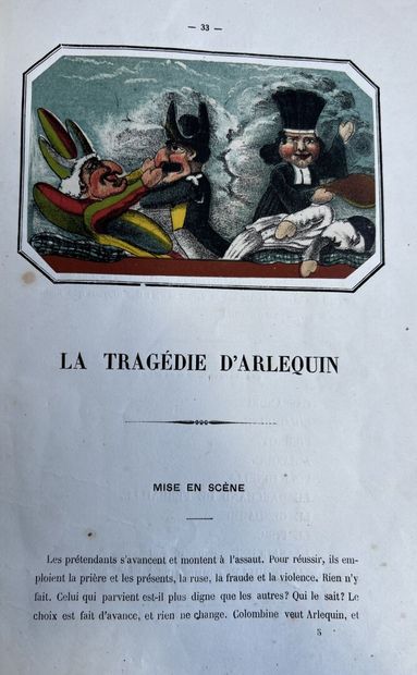 null Puppet Theatre, Paris, 1863 

In-4

Brown spots