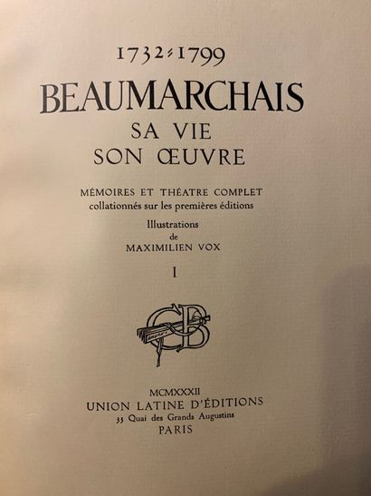 null 1732-1799 BEAUMARCHAIS

HIS LIFE HIS WORK

Memoirs and complete theater collated...