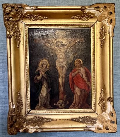 null Flemish school of the 17th century

Christ surrounded by the Virgin and St John

Copper...