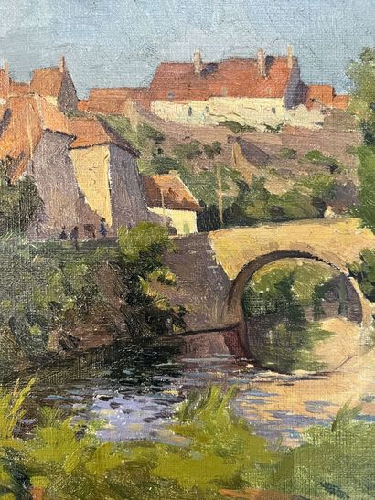 null Jules BENOIT LEVY (1866 -1952)

Village with bridge

33 x 24 cm

Oil on canvas

Signed...