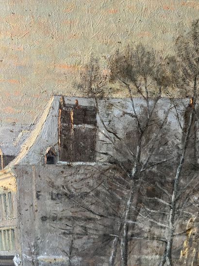 null Adrien DEMONT (1851-1928)

Douai sous la neige, 1876

Huile sur toile signée...