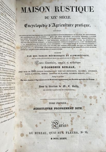 null Rustic house of the 19th century

Encyclopedia of Practical Agriculture

In-quarto,...
