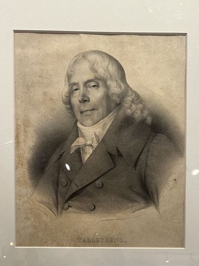 null École FRANÇAISE du XIXe siècle

Portrait de Talleyrand

Gravure. Notice historique...