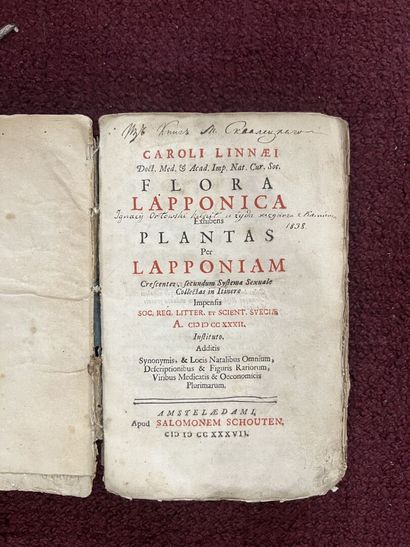 null Carl LINNAEUS, Flora lapponica, Amsterdam 1737. Édition originale, exemplaire...