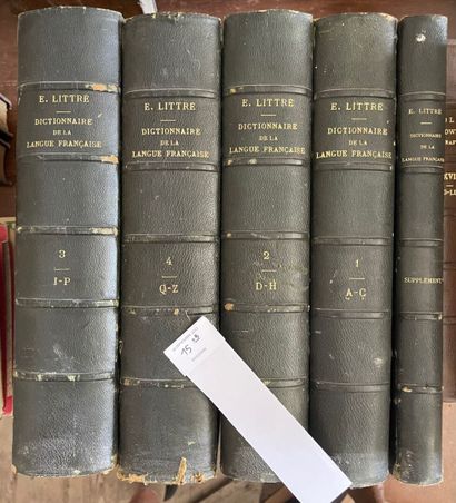 LITTRE. Dictionnaire de la langue française. 1885.